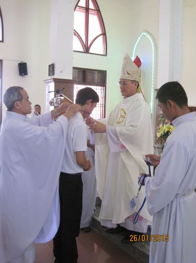 Thông báo mời hiệp dâng Thánh Lễ Tạ Ơn và tham dự nghi thức công nhận tư cách hội viên Caritas Việt Nam.